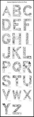Animal Alphabet Letters To Print Free Printable Coloring Pages Raskraski Alfavit Azbuka