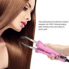 Hair extensions are as popular as ever but it's easy to be overwhelmed by all the different methods and types available. Hair Extension Connector Machine Salon Fusion Iron Wig Connector Buy From 16 On Joom E Commerce Platform