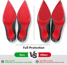Crystal Clear Sole Protector for High Heels and Red Bottom Shoes