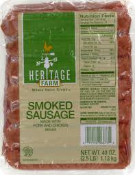 Shop for hempler's andouille smoked sausage at fred meyer. Heritage Farm Smoked Sausage 40 Oz City Market