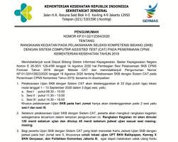 Formasi cpns kemenkes 2018 memberikan kesempatan bagi anda dari berbagai latar belakang pendidikan kesehatan. Cpns 2021 Kemenkes Informasi Cpns Asn Indonesiainfo Cpns Asn Indonesia 2021