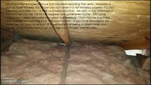 Home Inspector Coral Springs Inspecting The Attic Part 5 Insulation Home Inspector Insulation Coral Springs