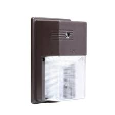 Novolink Bronze 1700 Lumen Outdoor Day Light Integrated Led Wall Pack Light Wl 20d The Home Depot