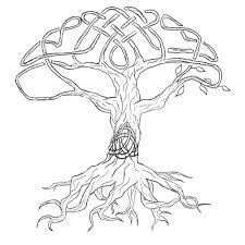 Cut out the shape and use it for coloring, crafts, stencils, and more. Celtic Tree Of Life Outline Novocom Top