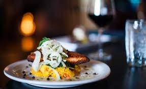 Salmon At The Back Porch Bistro Lakeside Dining Dining Elkhart Lake
