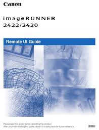 تنزيل تعريف طابعة كانون 2420 : Canon Ir 2420 Remote Manual Pdf Download Manualslib