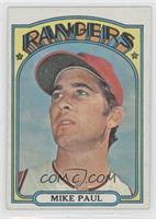 Mike Paul Baseball Cards