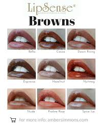 Lipsense Color And Gloss Chart Amber Simmons