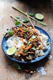 Semaine Thai Thai Dans Ma Cuisine Bœuf Hache Tout Parfume Et Riz Coco Thai Thai Dorian Cuisine Cuisine Asiatique Recette Boeuf Hache