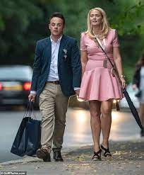 The couple are exchanging vows at a rural church in hampshire today and the guests were photographed arriving at st michael's church in the town of heckfield. Ant Mcpartlin Wants To Move On And Be Happy With Girlfriend Anne Marie Corbett Daily Mail Online