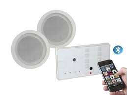 The Keene Klab20d Is An In Wall Fm Radio Amplifier With Bluetooth Receiver And Comes Complete With 5 Ceiling Speakers 2 Ceiling Speakers Speaker Audio System