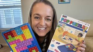 Amazon.com: Power Your Fun Pop Puzzle Popper Fidget Game