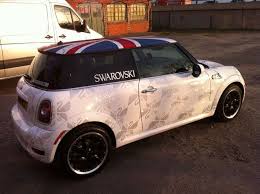 Mini Cooper And Swarovski Crystals Car Paint Jobs Mini Cooper Paint Job
