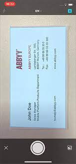Investing in a robust credit card reader for your business is a smart decision since it gives your mobile credit card readers offer payment processing with straightforward fees, point of sale (pos). Business Card Scanner And Contact Manager For Iphone And Android Business Card Reader App By Abbyy