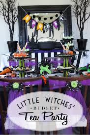 Little Witch S Tea Party On A Budget A Bewitching Halloween Party Frog Prince Paperie Halloween Tea Party Birthday Halloween Party Halloween Party Kids