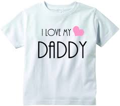 Baby Girls I Love My Daddy Cute Infant Clothing Funny Baby Clothes Tee Baby Tee Time