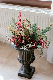 Shop with confidence on ebay! Christmas Floral Arrangement Idea Using Deer Antlers Pine Branches And Berry Stems Meagan S Moda