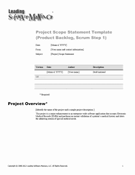 25 Project Scope Statement Template In 2020 Statement Template Templates How To Plan