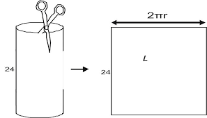 Q.1: calculate the cost required to paint a container which is in the shape of a right circular cylinder having a base radius of 7 m and height 13 m. Cylinder Base Area Lateral Area Surface Area And Volume Ck 12 Foundation