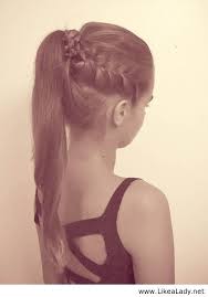 High Ponytail With French Braids Hair Styles Hair Dance Hairstyles