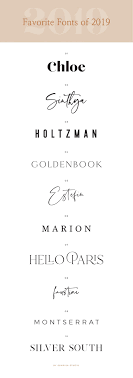 My Favorite Fonts Of 2019 Sonrisastudio Com In 2020 Typography Logo Fonts Favorite Fonts Logo Fonts