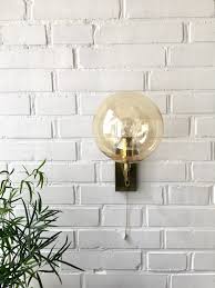 Mid Century Wandlampe Vintage Solken Leuchte Mid Century Lights Wall Lights Light
