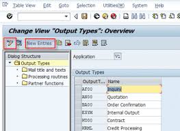 Sap Output Message How To Create And Assign Output Message