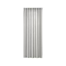 Black And Silver Striped Curtains Free Shipping Shop Willis Grey Striped 48x96 Curtain Panel Alternating Bands Of Grey And Off White Offe Grey Striped Curtains Striped Curtains Panel Curtains