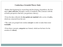 Grounded Theory Theories Thesis Writing Critical Thinking
