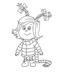 Donna lou and cindy lou are ready for christmas. Grinch Coloring Pages Free Printable Coloring Pages