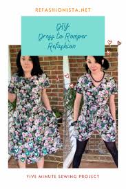 Sure, there are dozens of cute spring and summer dresses i'm coveting, but i haven't forgotten about the romper! Easy Diy Romper From An Old Dress Refashionista