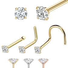 A misplaced nostril piercing can completely change the aesthetic of your nose. 14k Gold Nose Stud Choose From 108 Options