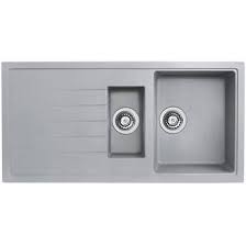 Kitchen sink quartz composite sink. Bristan Quartz Resin Composite Reversible Kitchen Sink Drainer Grey 1 5 Bowl Left Or Right Handed 1000 X 500mm Sinks Screwfix Com
