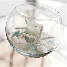 I was able to use my handy dandy 40% coupon on the mini shells and decorative sand. Shell Decor Ideas Nancyc