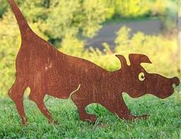 Deco Sculptures Rouillees Au Jardin Metal Rouille Rouille Et Sculpture Animaux