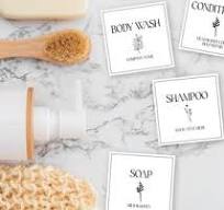 Waterproof, Custom Labels for Shampoo and Conditioner Bottle ...