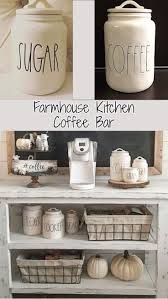 Farmhouse Kitchen Canister Sets And Farmhouse Kitchen Decor Ideas Coffee Bar Ideas Too Coffee Bars In Kitchen Coffee Kitchen Farmhouse Kitchen Canisters