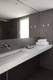 Get free shipping on qualified frameless bathroom mirrors or buy online pick up in store today in the bath department. Bathroom Mirror Ideas Fill The Whole Wall Large Bathroom Mirrors Bathroom Interior Bathroom Inspiration Grey