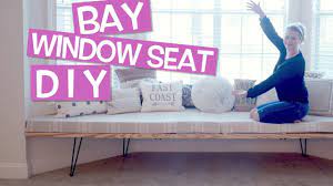 Curved window seat design ideas. Diy How To Bay Window Seat House Update Milabu Youtube