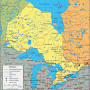 Ontario map from geology.com