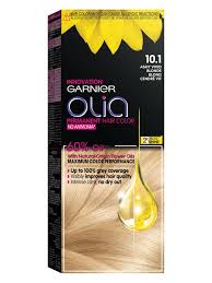 This oil does not break me out. Garnier Olia 10 1 Ashy Vivid Blonde No Ammonia Permanent Haircolor With 60 Oils