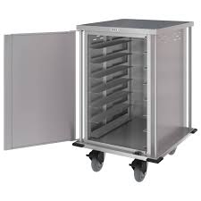 Dinex DXPTQC2T1D14 TQC 14 TRAY CART, SINGLE DOOR, TWO TRAYS ...