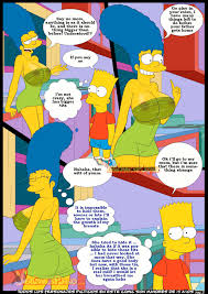 Marge Simpson and Bart porn comics