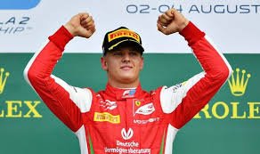 The pressures of racing at this level and the pressures that come with his famous surname seem very much hidden. Mick Schumacher Continues Family Legacy With F2 Win At Hungarian Grand Prix F1 Sport Express Co Uk