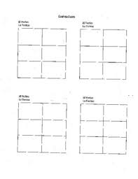 blank spanish verb conjugation chart worksheets teaching