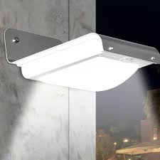 Solar Powered 16 Leds Wall Lamp Motion Sensor Outdoor Garden Yard Street Light Wall Light Outdoor Lighting Ground Garden Lamp Outdoor Wall Lamps Aliexpress