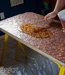 Epbot Money Money Money Penny Table Penny Floor Diy Projects