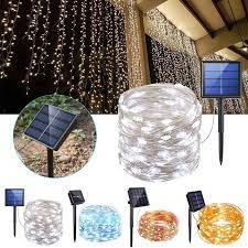 Solar outdoor string lights is one of the easiest and cheapest ways to decorate your home. 200 Led Solar String Lights 8 Modes Solar Powered Wire Fairy Lights Waterproof Indoor Outdoor Lighting 72ft Decorative Light Overstock 29009555