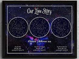 Star Chart For Specific Date Custom Star Map By Date Night Sky Wedding Constellation Chart Etsy In 2021 Star Map Constellation Chart Night Sky Wedding