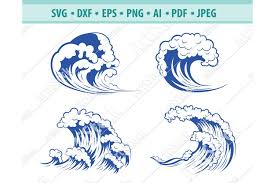 Download Wave Svg Sea Waves Svg Ocean Waves Svg Sea Dxf Png Eps 423113 Svgs Design Bundles